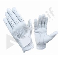 Custom Logo 100% Cabretta Leather Golf -Gloves