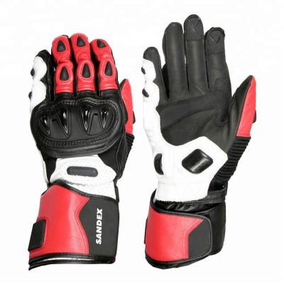 Cowhide Analin Leather High Quality Motorcycle Gloves