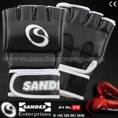 MMA Gloves Half finger MMA Glove Mitt Glove Half Finger Grappling MMA Boxing Glove