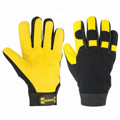 Mechanic Work Gloves Knuckle Protection Gloves For working