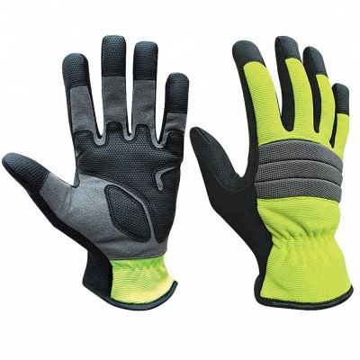 Wholesale Anti Vibration Impact Absorbed Industrial Construction Mechanics Gloves